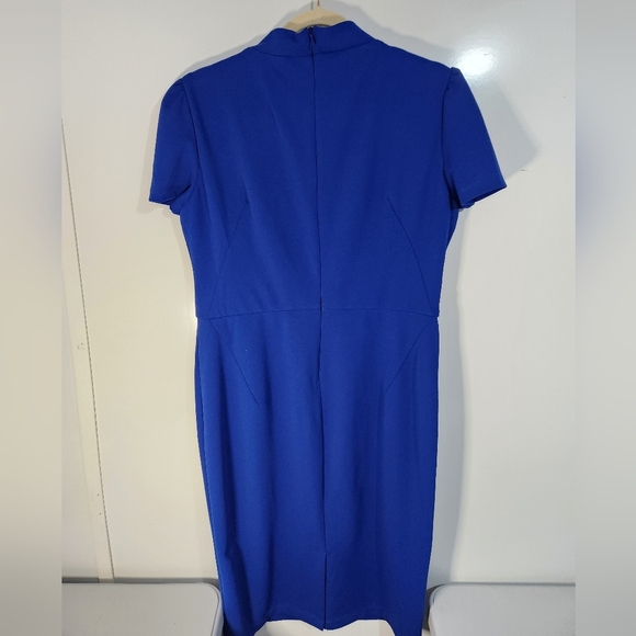 Elegant Maggie London Blue Dress, Size 12 - Picture 6 of 10